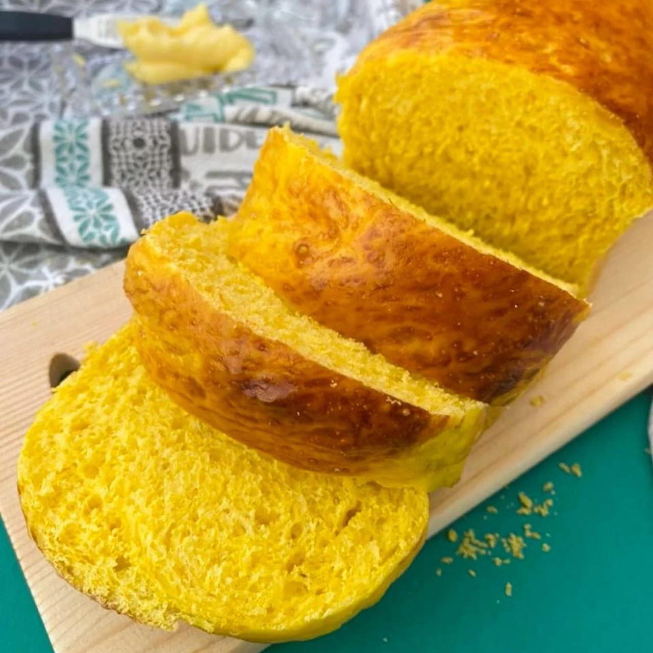 Pão de Fubá com Abóbora