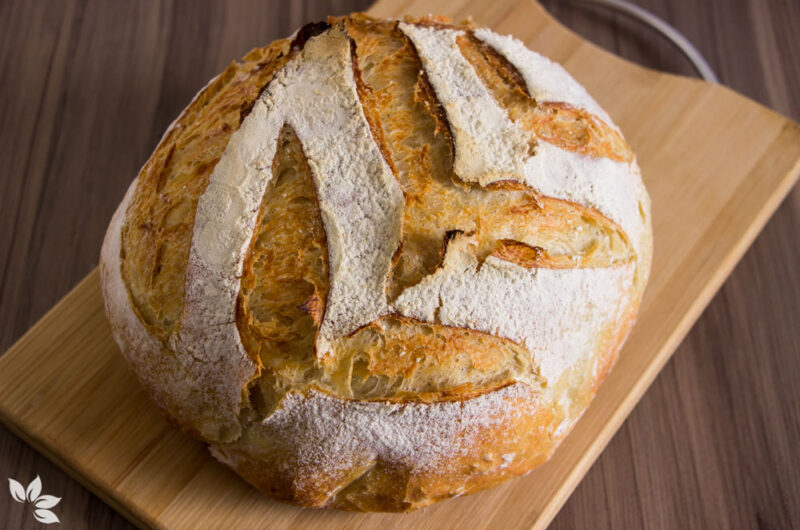 Receita de pão das 10 dobras. Pão caseiro sem sova.