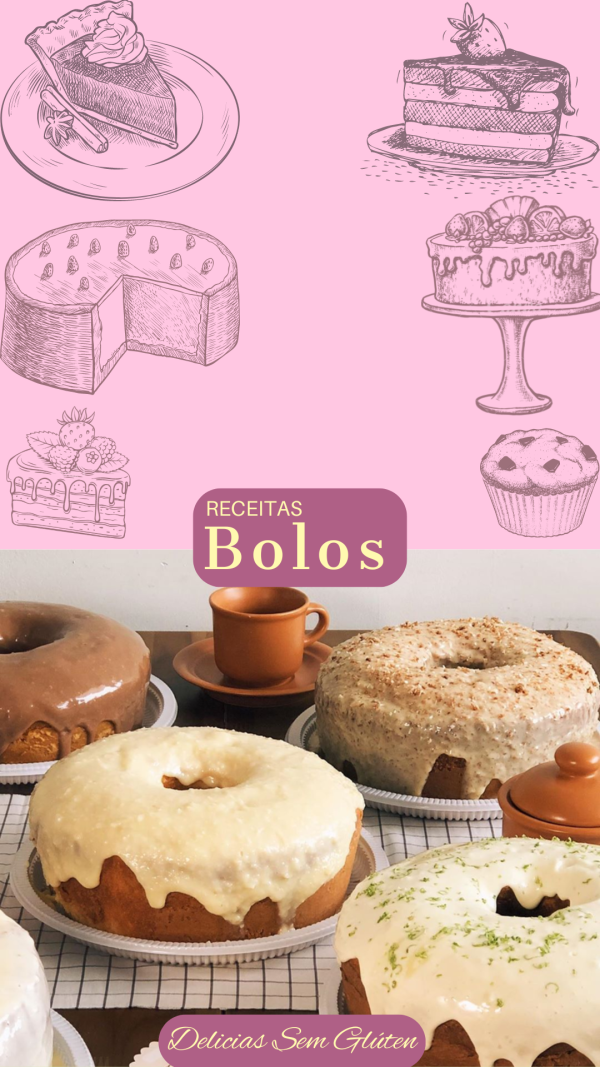 Receitas Bolos Sem Glúten